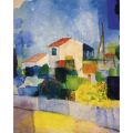 August Macke - Das helle Haus