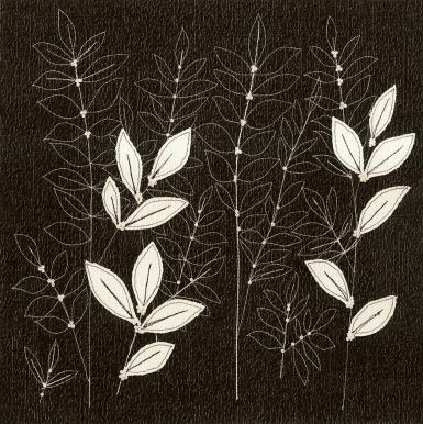 black-stitch-floral-ii