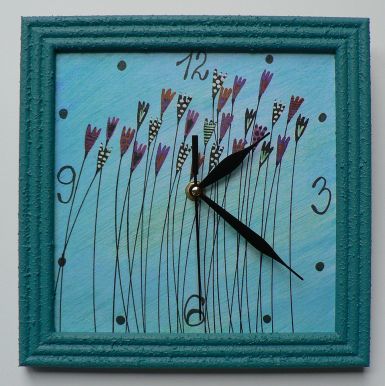 hodiny-na-zed-tyrkysove