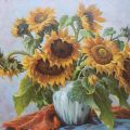 Obrazy - Slunečnice ve váze