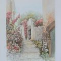 M. Marten - Vicolo di paese in flore