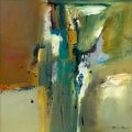 Natasha Barnes - Abstract in Green II